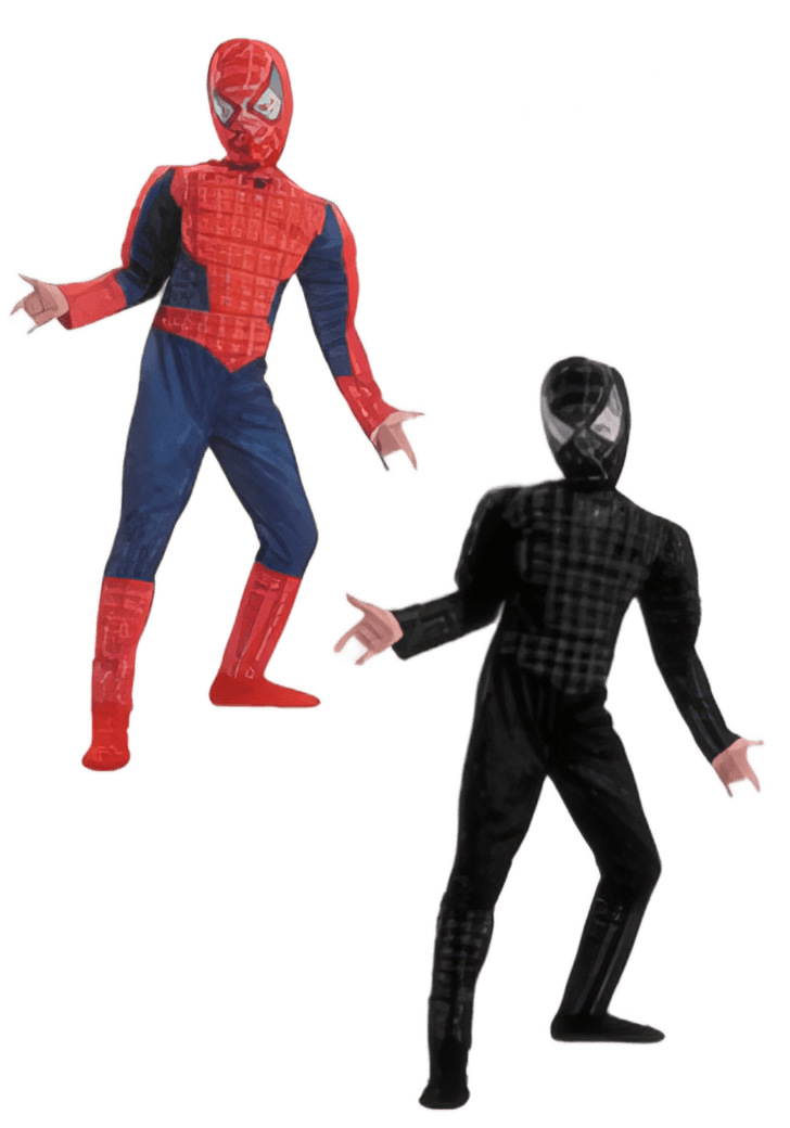 Disfraz de Spiderman Rojo y Negro