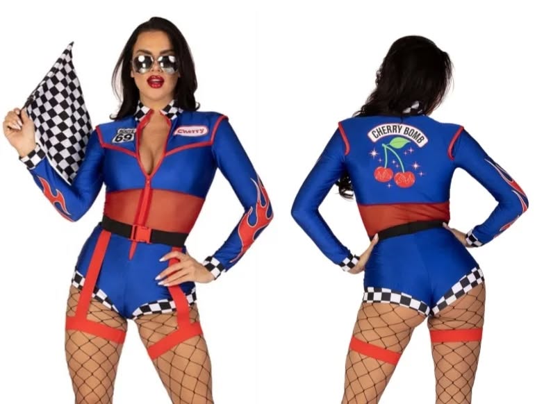 Disfraz de piloto de carreras