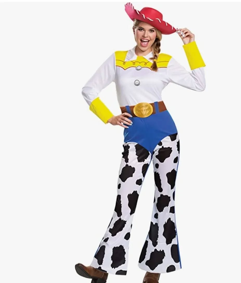 Personaje de vaquera de dibujos animados