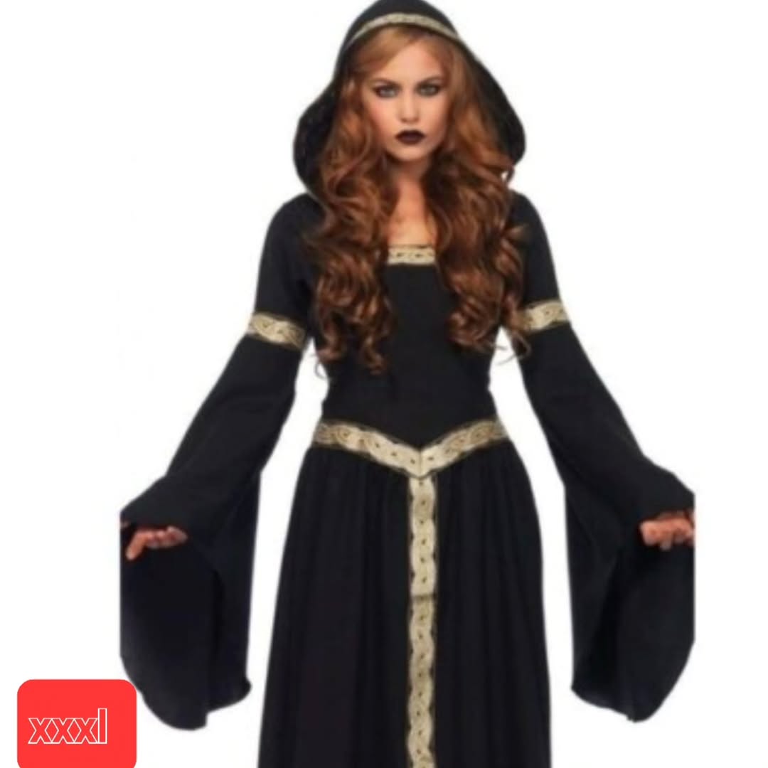 Disfraz de bruja medieval