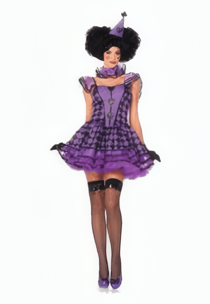 Disfraz de Arlequina Sweet