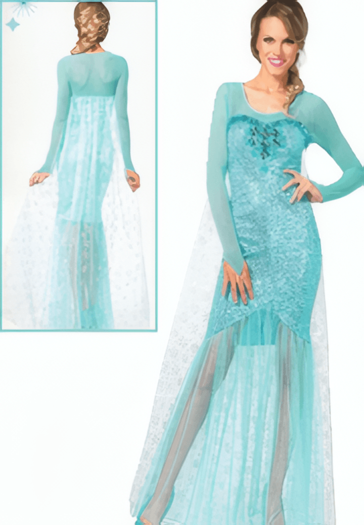 Disfraz de princesa de hielo