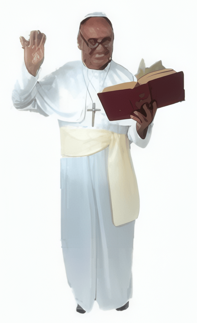 Disfraz del Papa Francisco
