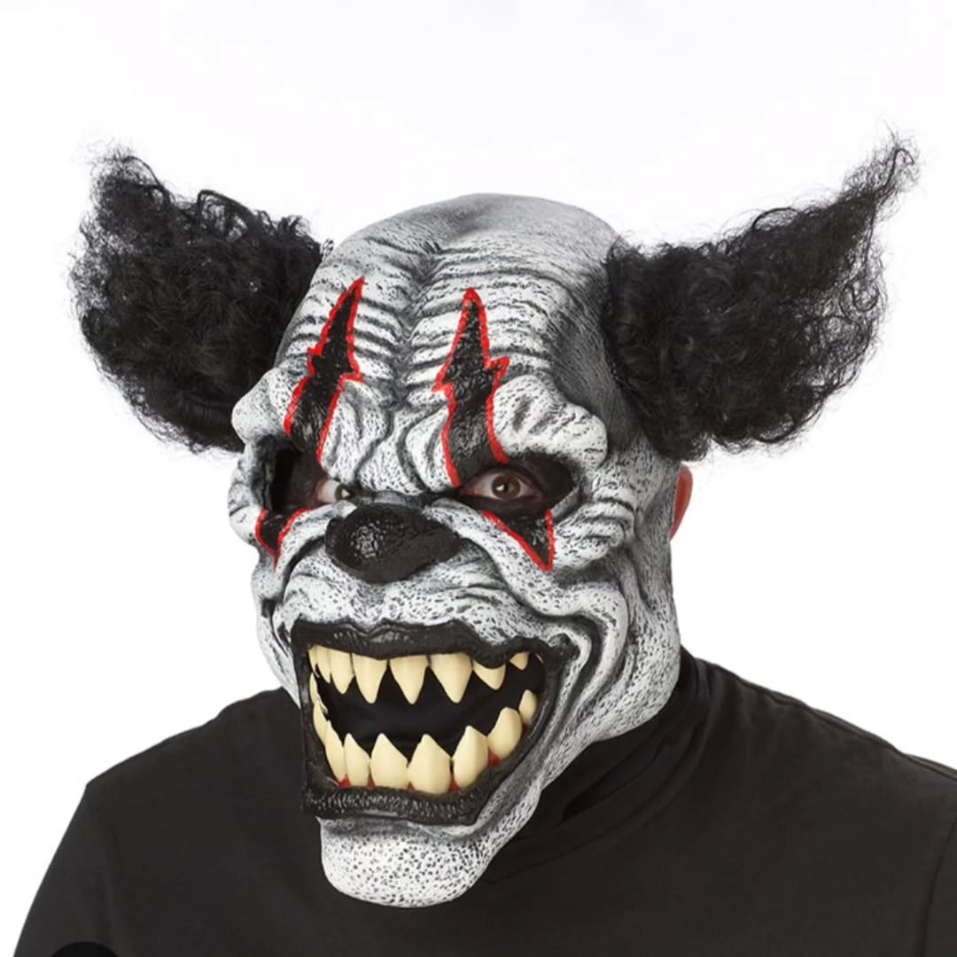 Máscara de payaso terrorífico
